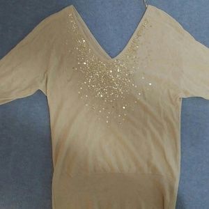 White House Black Market sexy sequined top